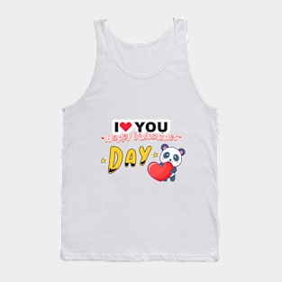 I LOVE YOU HAPPY VALENTINES DAY Tank Top